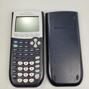 Texas Instruments TI 84 Plus Graphing Calculator With Cover Tested